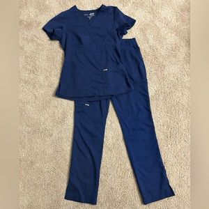 XSP Navy Blue Grey’s Anatomy scrubs